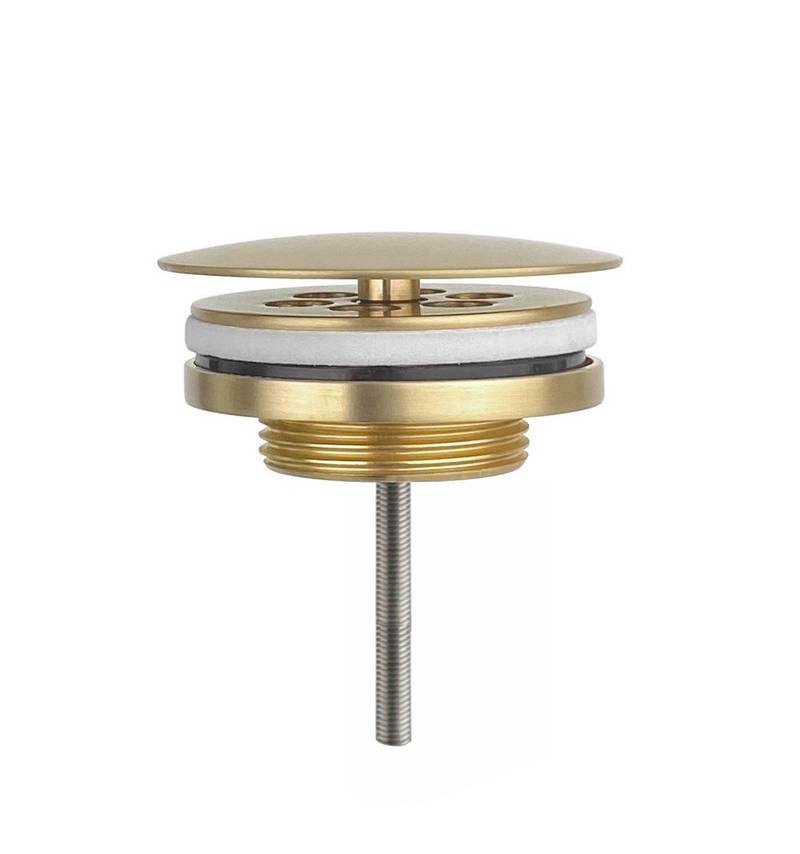 Nancy low fontein afvoer plug 5/4 mat-goud