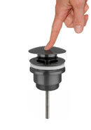 Moya clic-waste z/overloop 5/4 Gunmetal