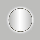 Moya VenetiÃ«-Thin ronde spiegel incl. led verlichting Ã˜80cm gunmetal