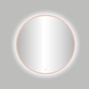 Lyon VenetiÃ«-Thin ronde spiegel incl.led verlichting Ã˜100cm rosÃ©-mat-goud