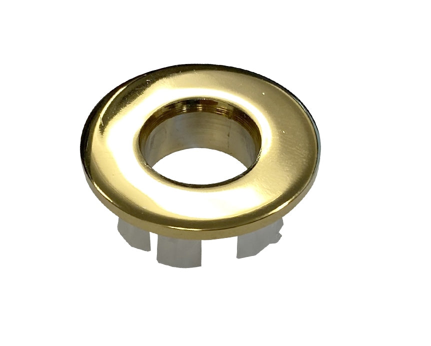 Nancy Glans-Goud inzet/overloop ring (open) tbv.wastafel/kom