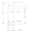 Nero-Grosio wastafelmengkraan mat-zwart