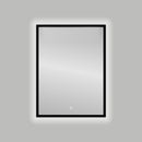 Nero Black-Solaro LED spiegel B=60cm x H=80cm mat-zwart