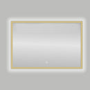 Nancy Isola LED spiegel B=80cm x H=60cm mat-goud