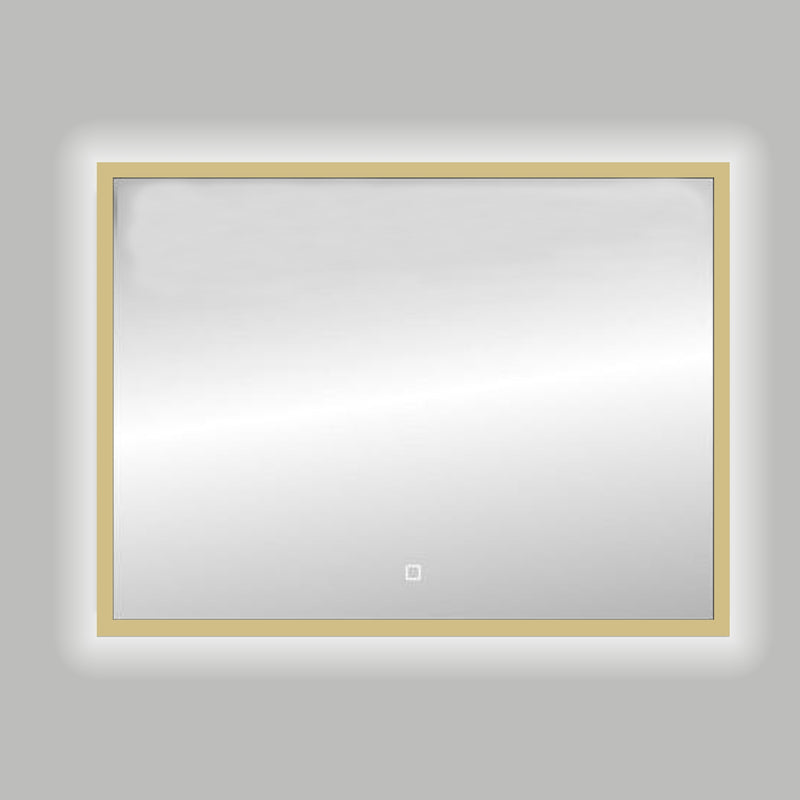 Nancy Isola LED spiegel B=120cm x H=80cm mat-goud