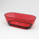Color Transpa-Red vrijstaand bad 170x78x56cm