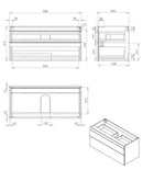 Beauty-100-Oceanic Greeploos meubel onderkast