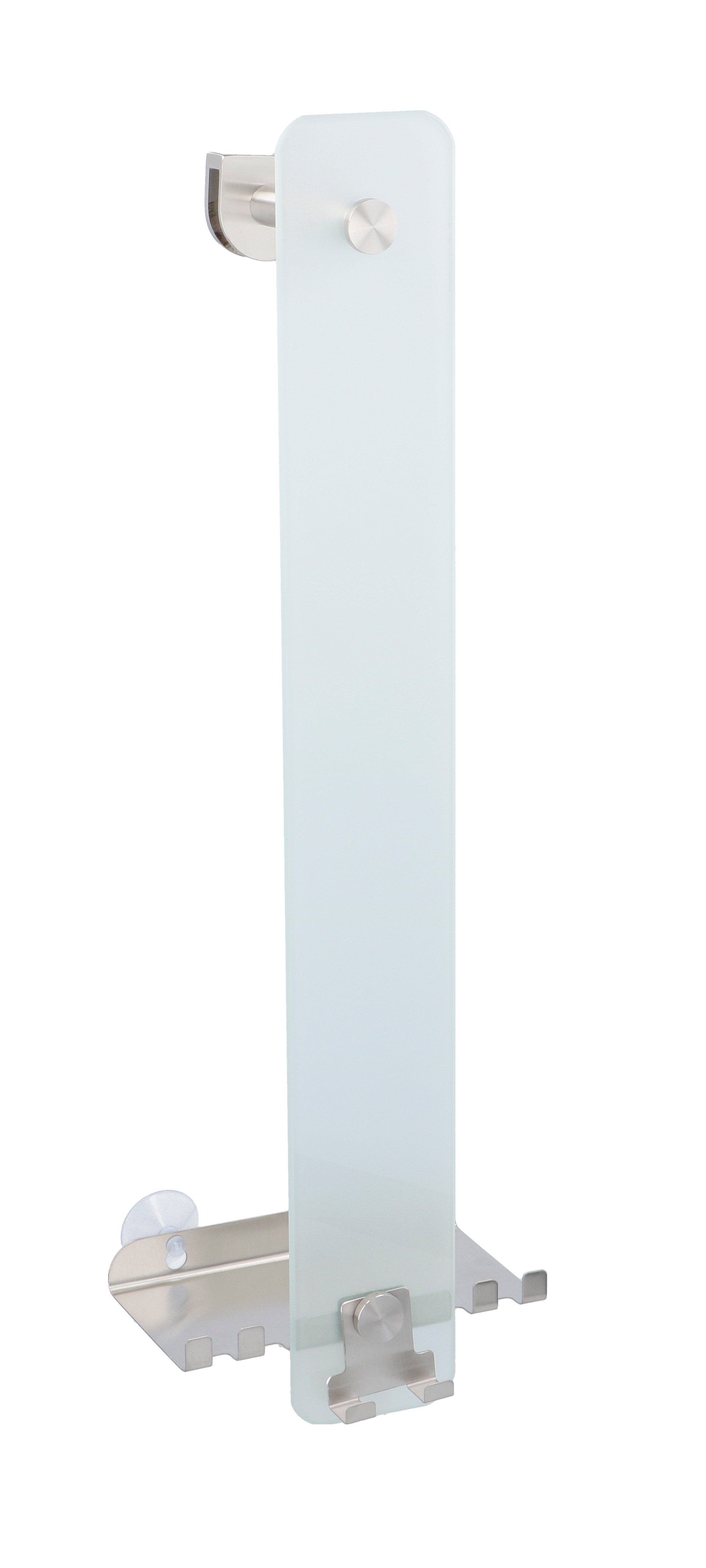 Ore IBRO Wand-Handdoek Opbergbeugel RVS/Mat-Glas