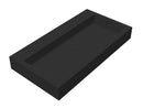 Nero-Opera-80 wastafel Just-Solid 80x42x10cm Zwart