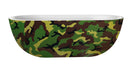 Color Camouflage vrijstaand bad 180x86x60cm