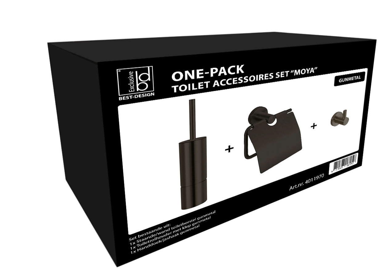 One-Pack Toilet Accessoires Set Moya