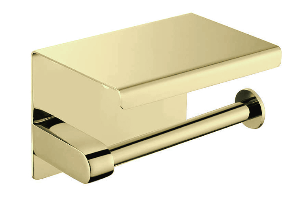 Nancy Phone Toiletrolhouder Mat Goud