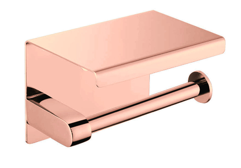 Lyon Phone Toiletrolhouder Rosé-Mat Goud