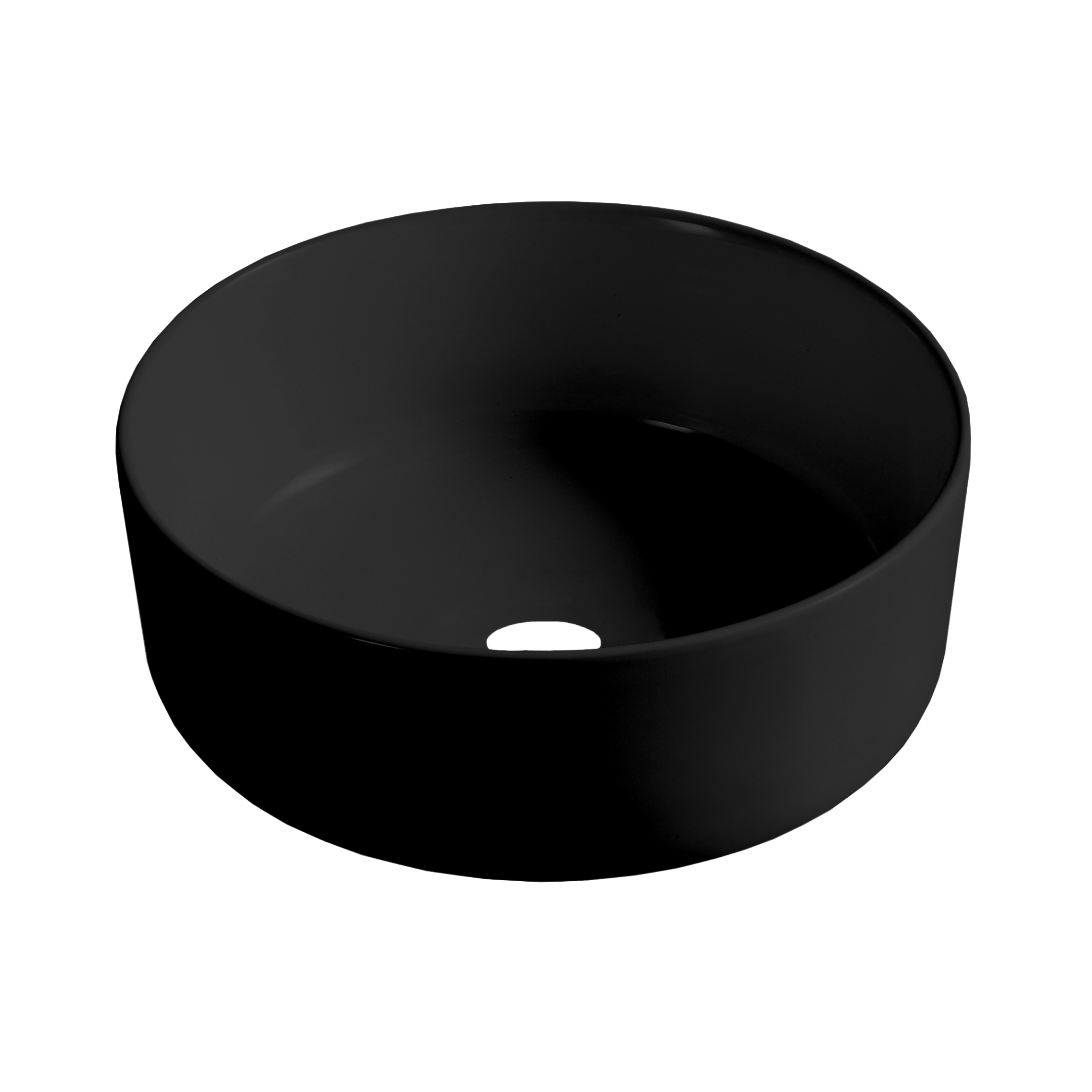 Breela Opbouw Waskom Ø 40,5cm H=15cm Mat Zwart