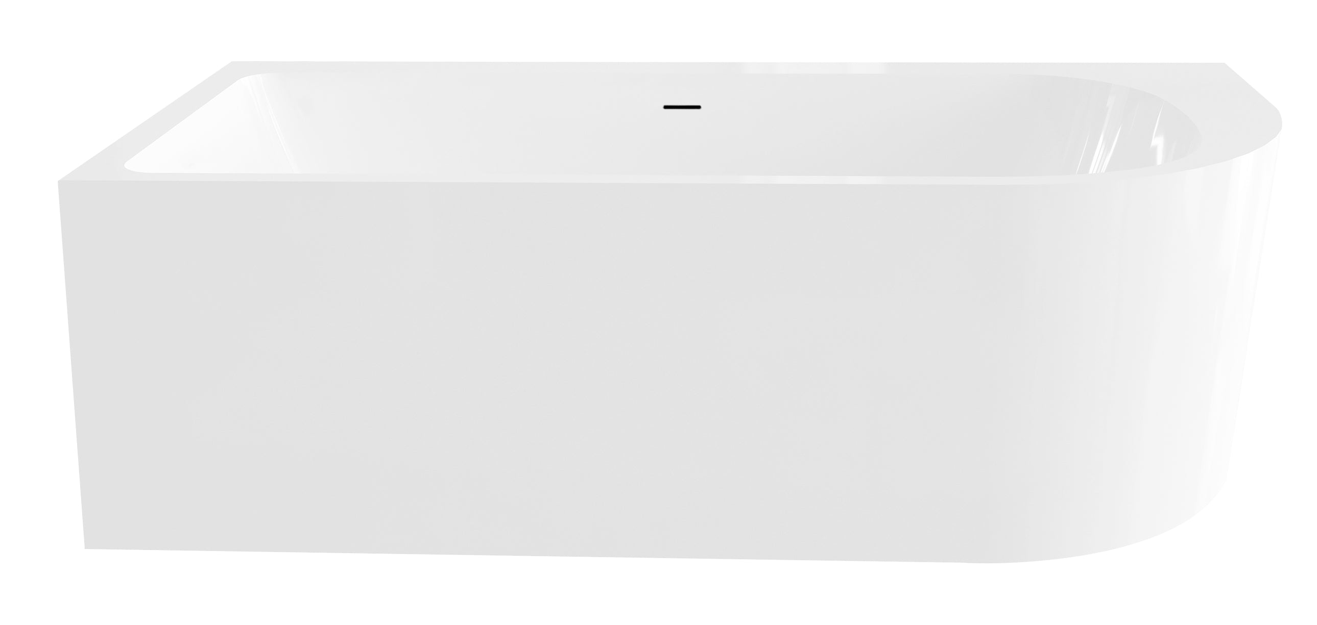 Munster-Links Half Vrijstaand Hoekbad 180x80x60cm