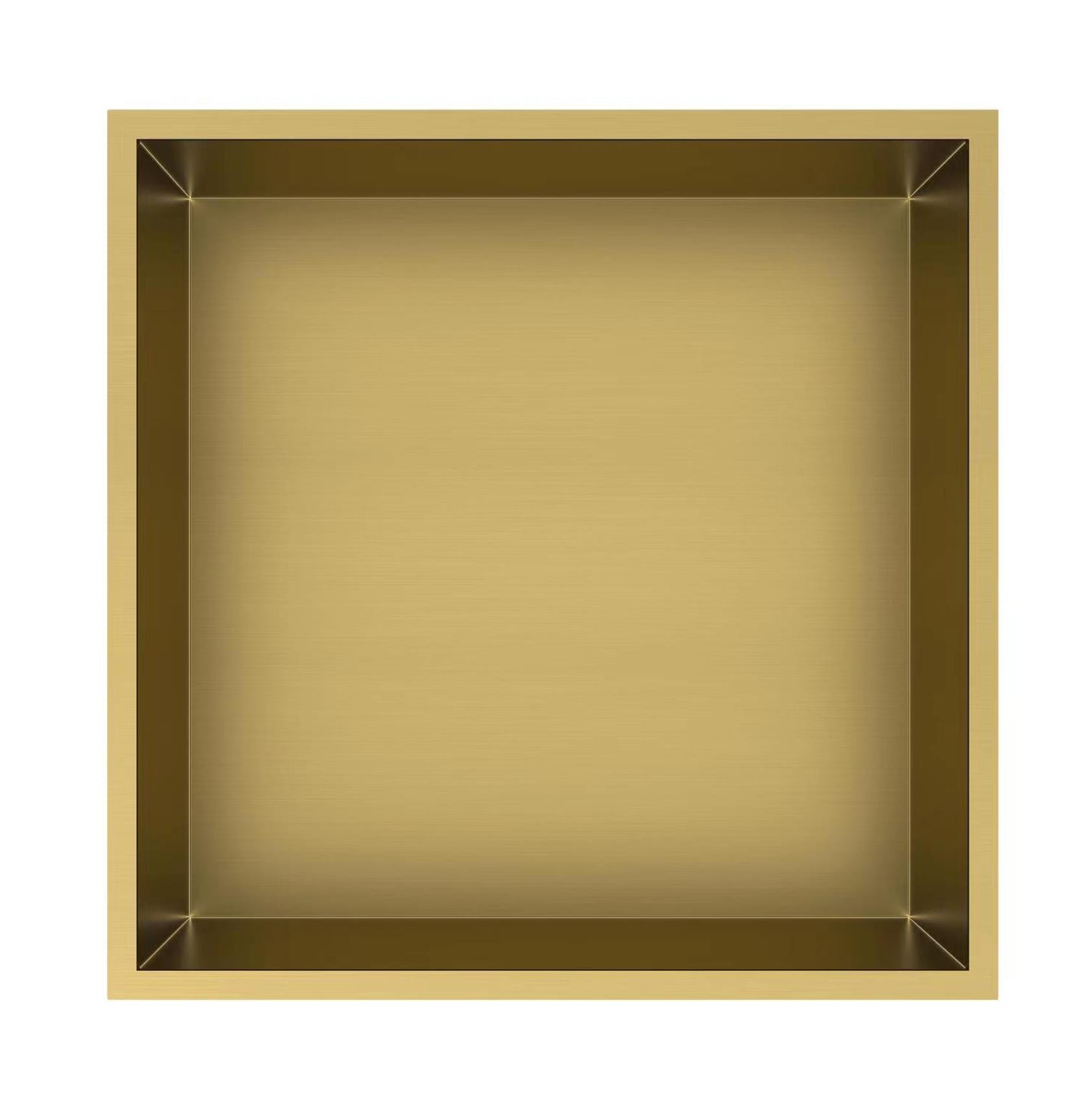 Nancy Kaya Inbouwnis 30.5x30.5x7 cm Mat Goud