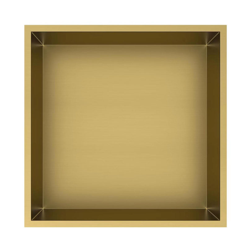 Nancy Kaya inbouwnis 30.5x30.5x7 cm mat-goud