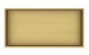 Nancy Lotus inbouwnis 61x30.5x7 cm Mat-goud