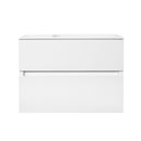 Splash-Wit-Greeploos meubel onderkast 2 laden zonder wastafel 80cm