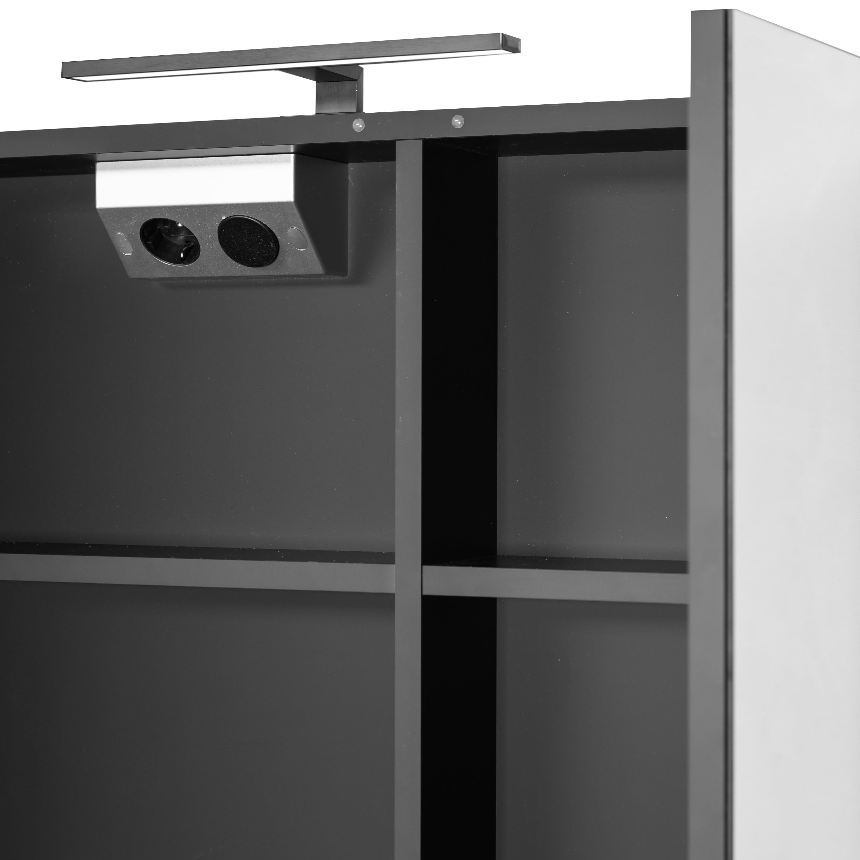 Detailweergave Best Design Happy spiegelkast Mat Zwart