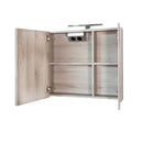 Happy-Grey MDF spiegelkast + verlichting 60x60cm