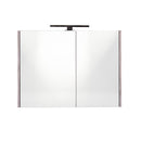 Happy-Grey MDF spiegelkast + verlichting 80x60cm