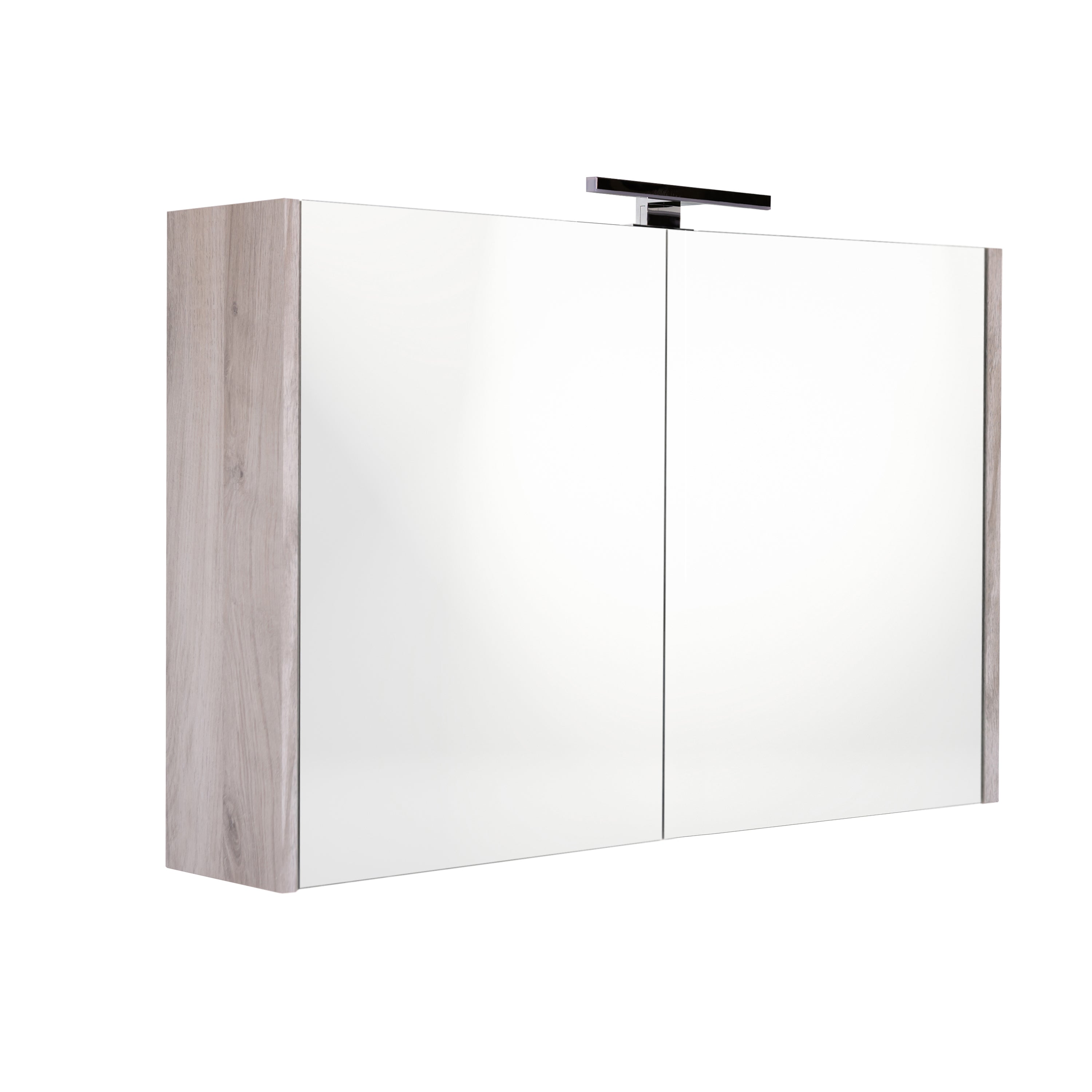 Spiegelkast Best Design Happy Grey 100×60 cm Neutraal — met LED-verlichting