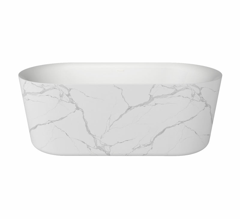 Bianco-Marble vrijstaand bad 179x85x60cm