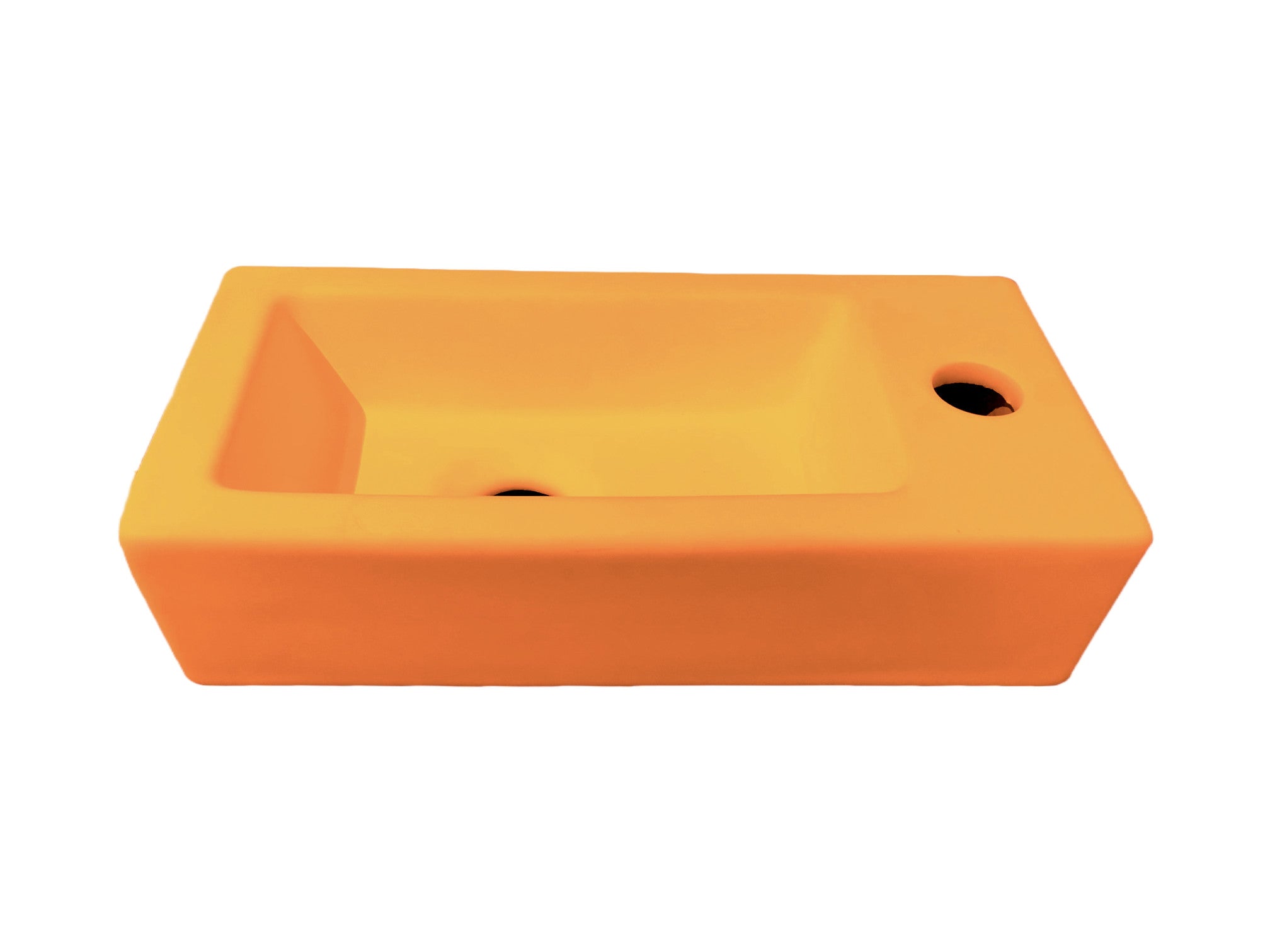 Farnetta Fontein Rechts 37 x 18 x 9 cm Mat-Oranje