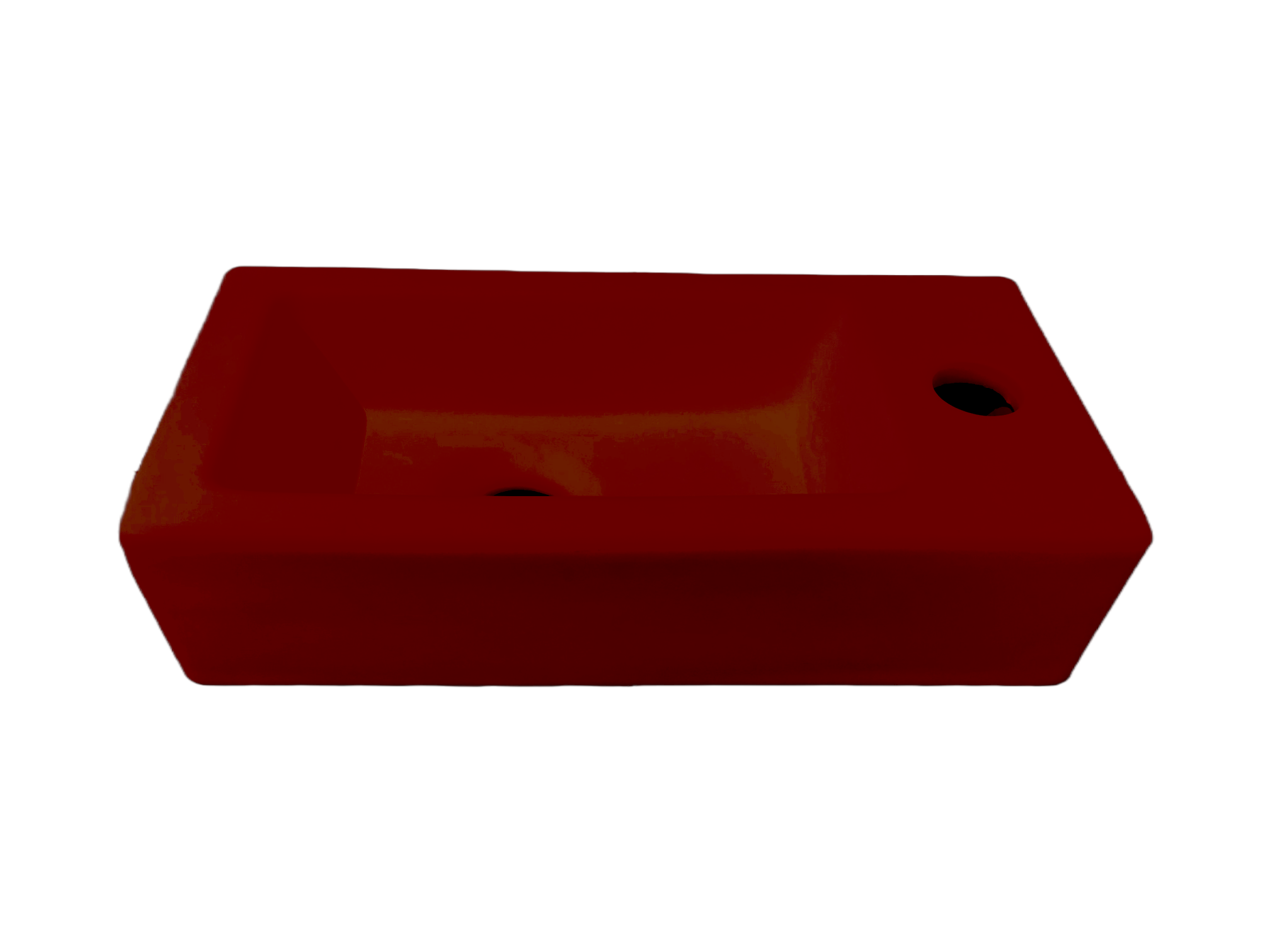Farnetta Fontein Rechts 37 x 18 x 9 cm Mat-Donkerrood