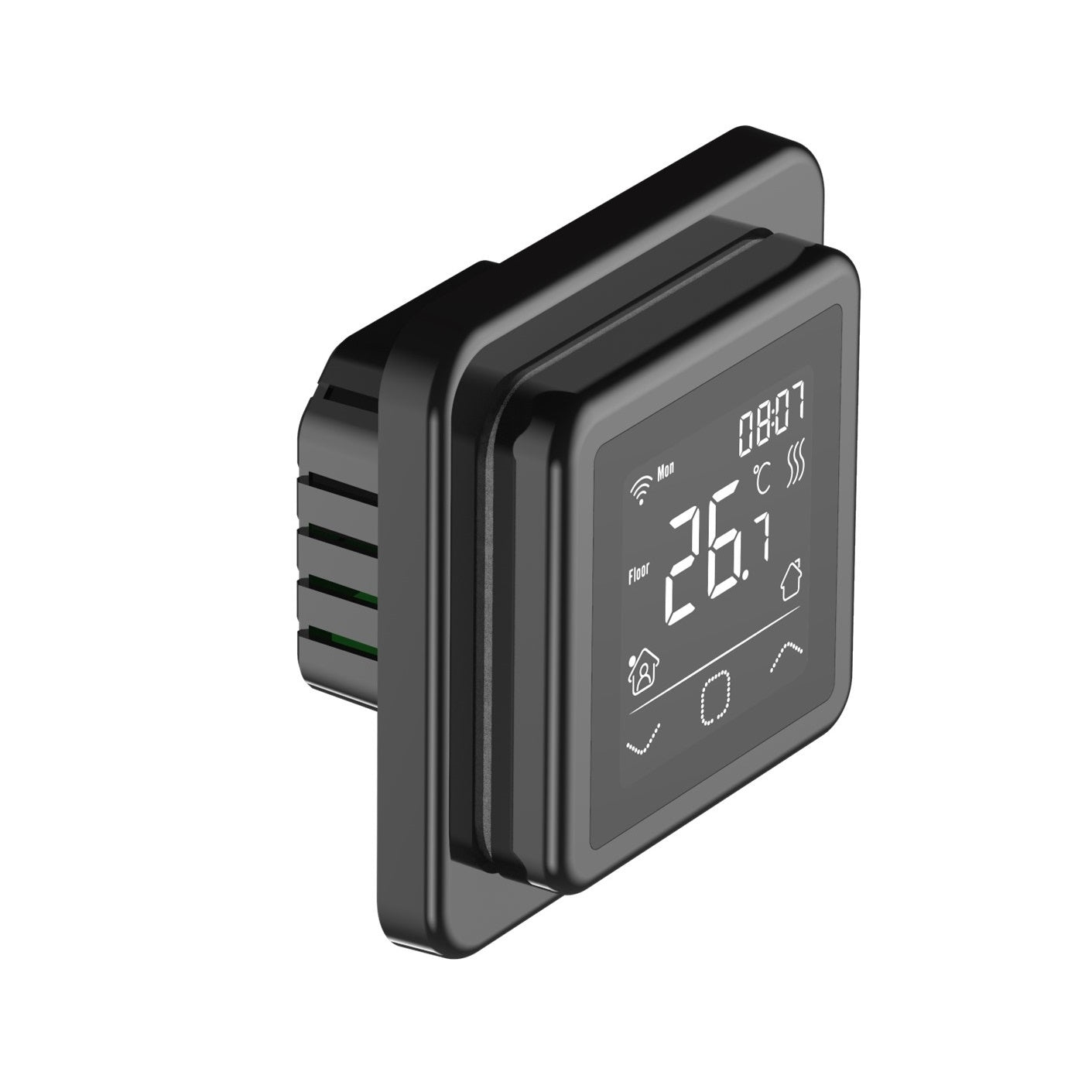 W-touch-black digitale inbouw klokthermostaat incl. Wifi