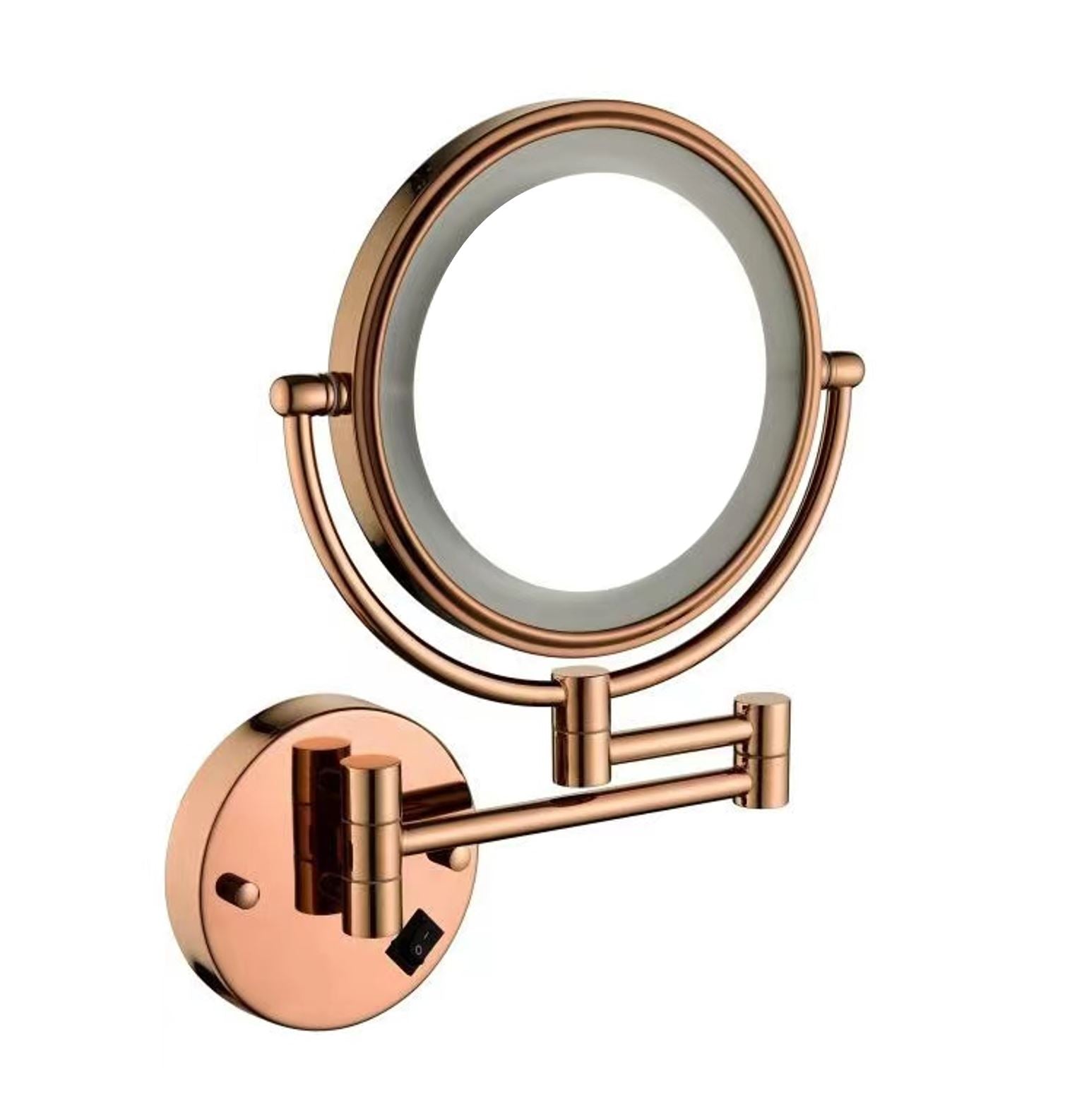 Dijon-Steiner wand cosmeticaspiegel incl. LED verlichting Sunny-Bronze