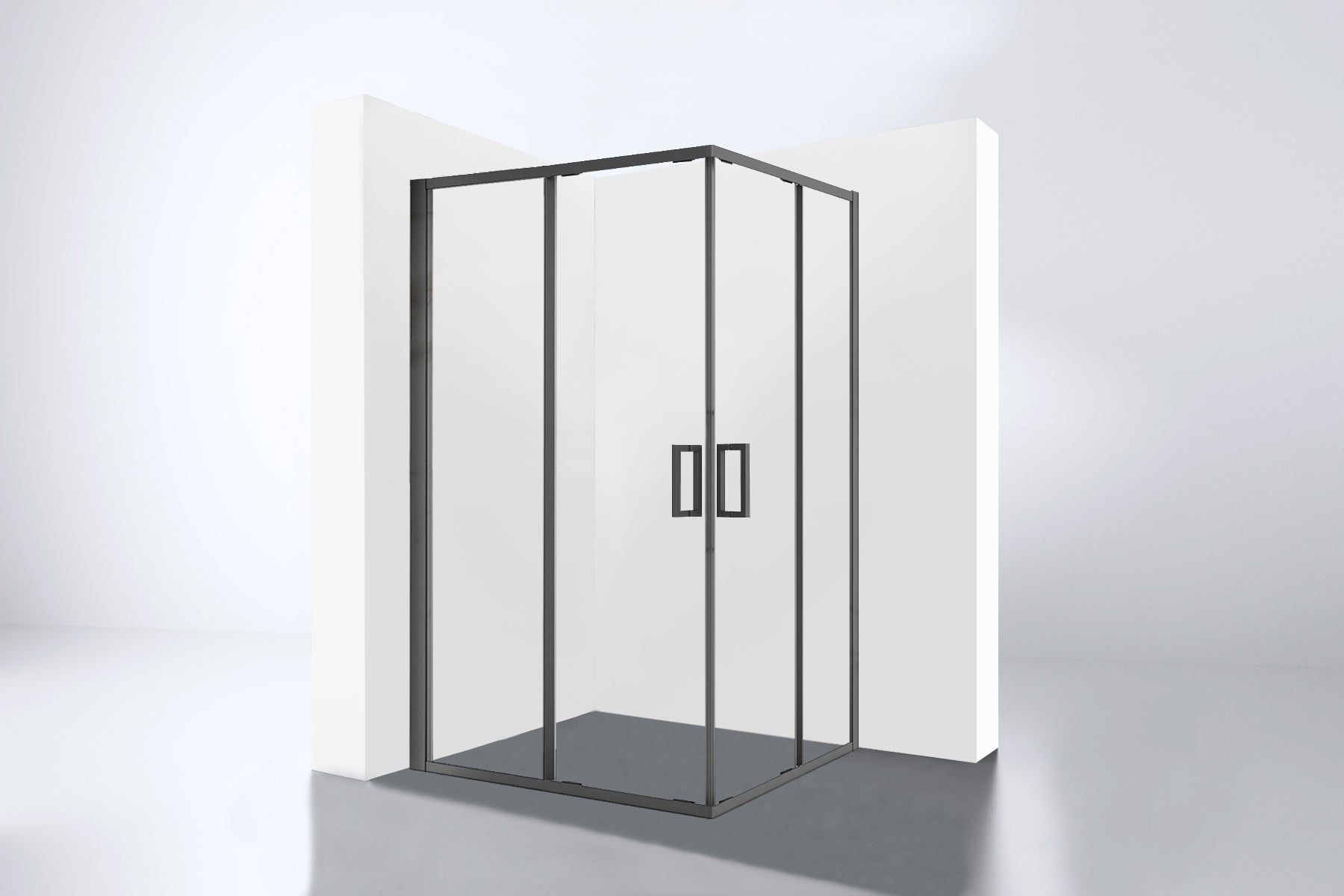 Douchecabine Hulmer-Moya-1200 met twee Schuifdeuren 1200x890x2100x8mm