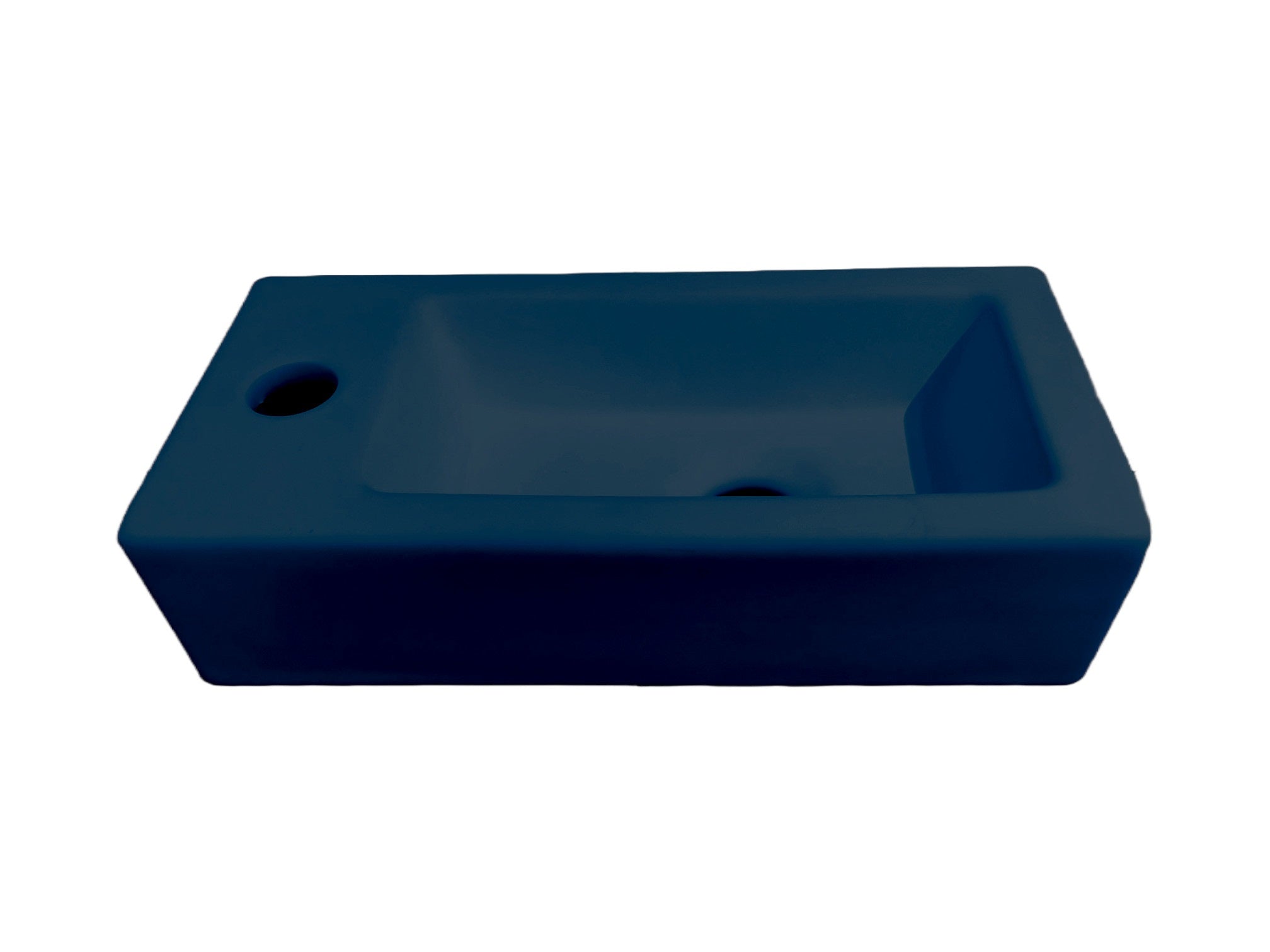 Farnetta Fontein Links 37 x 18 x 9 cm Mat-Donkerblauw