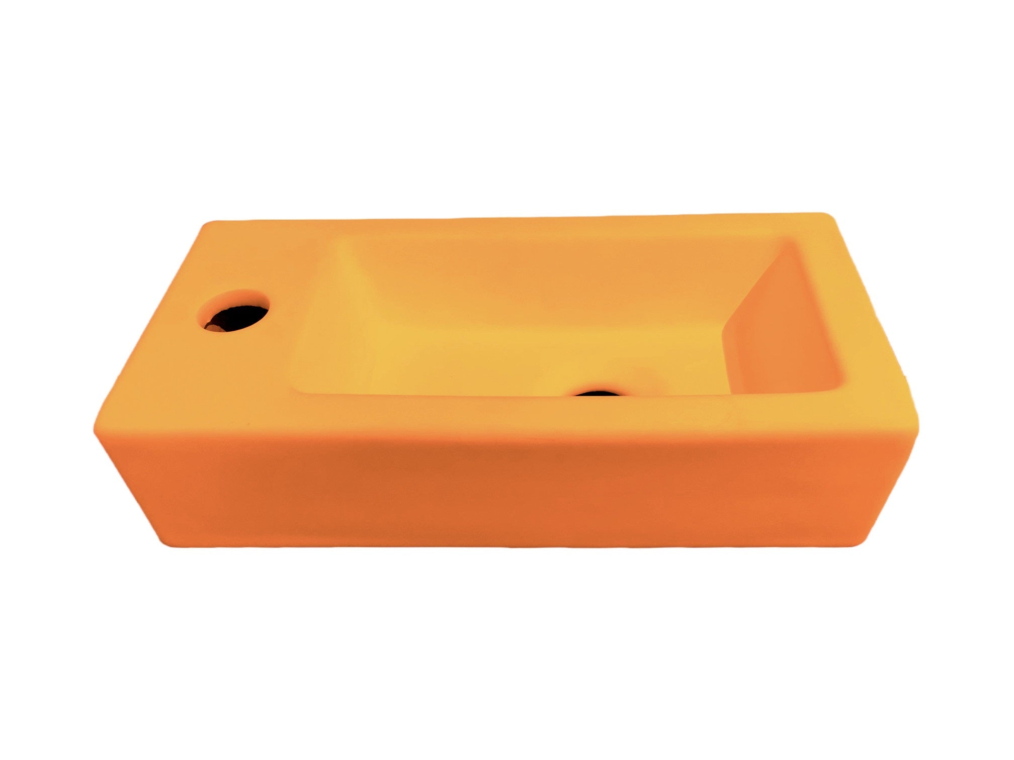 Farnetta Fontein Links 37 x 18 x 9 cm Mat-Oranje