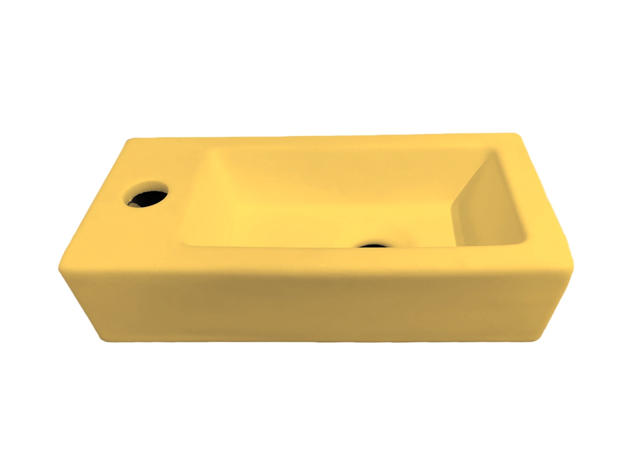 Farnetta Fontein Links 37 x 18 x 9 cm Mat-Geel