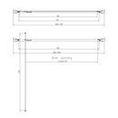 Arkos-Nancy-90 nisdeur 90 x 200 cm Nano Glas 8 mm
