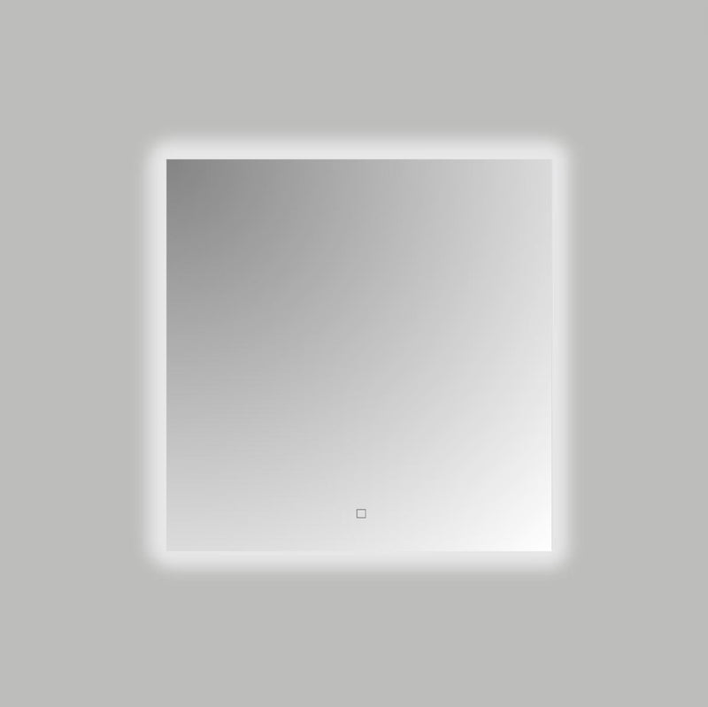 Firkant vierkant spiegel incl.led verlichting 60x60cm