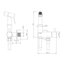 Nancy Knijp-Bidet handdouche-set