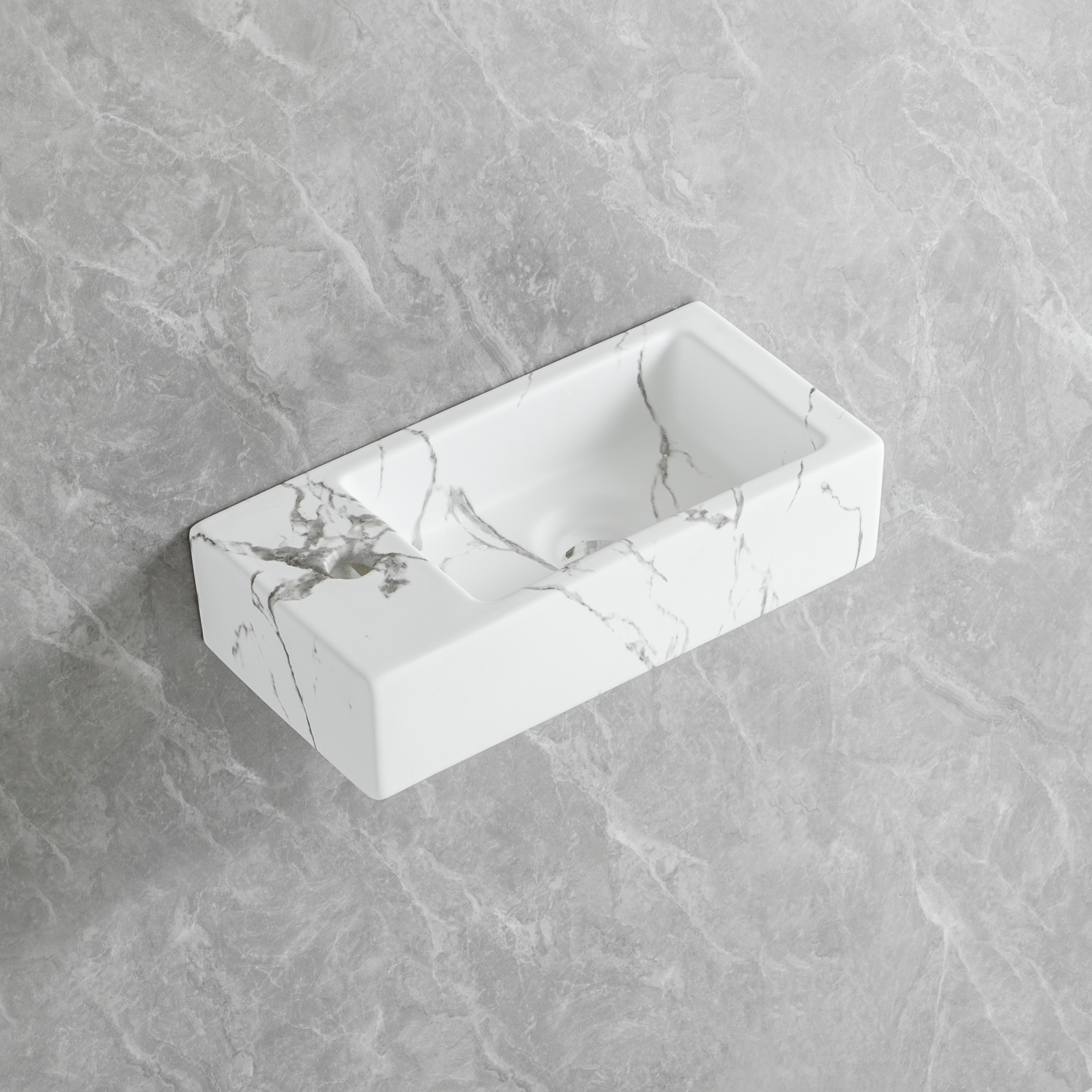 Allure-White Fontein Links 36 x 18 x 9 cm