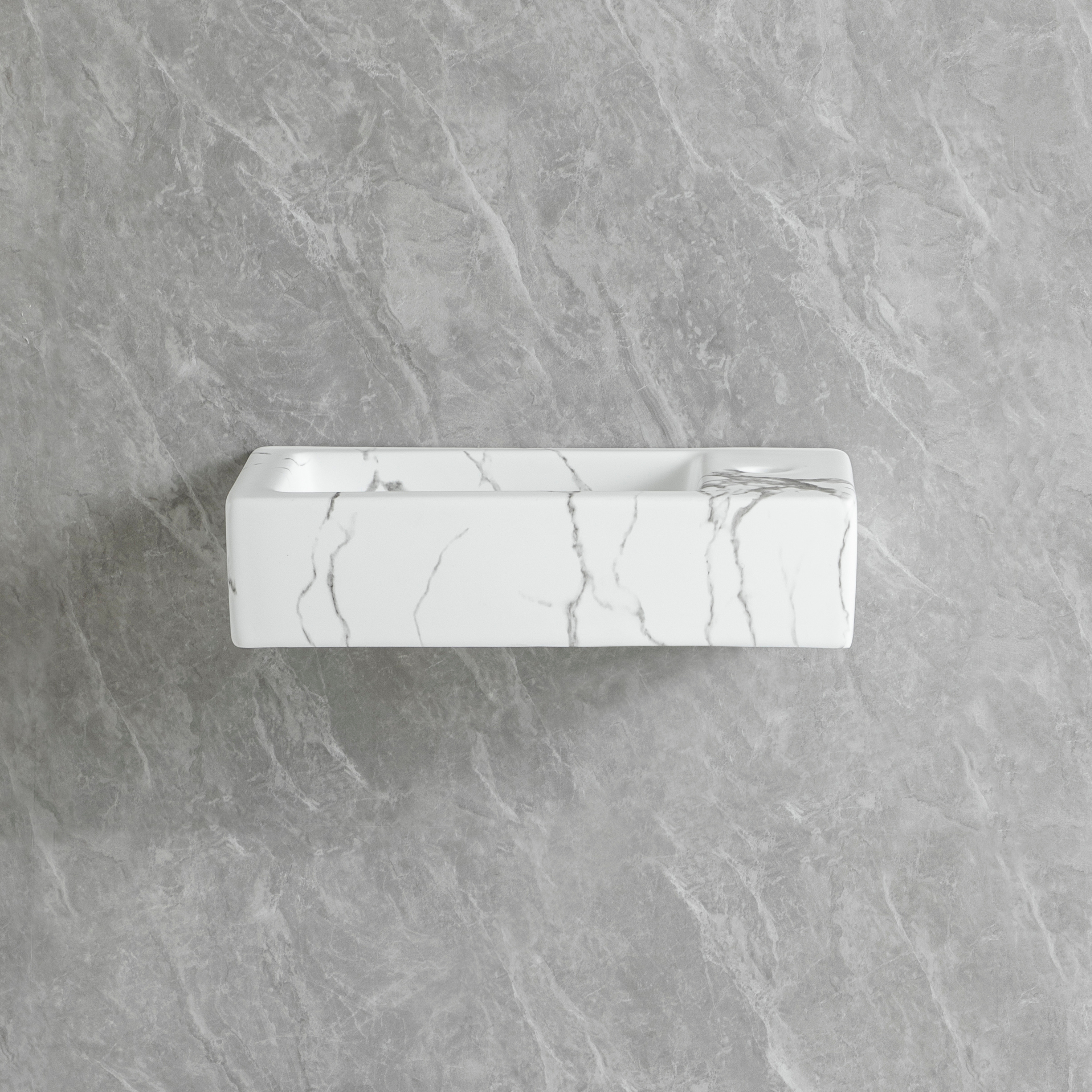 Allure-White Fontein Rechts 36 x 18 x 9 cm