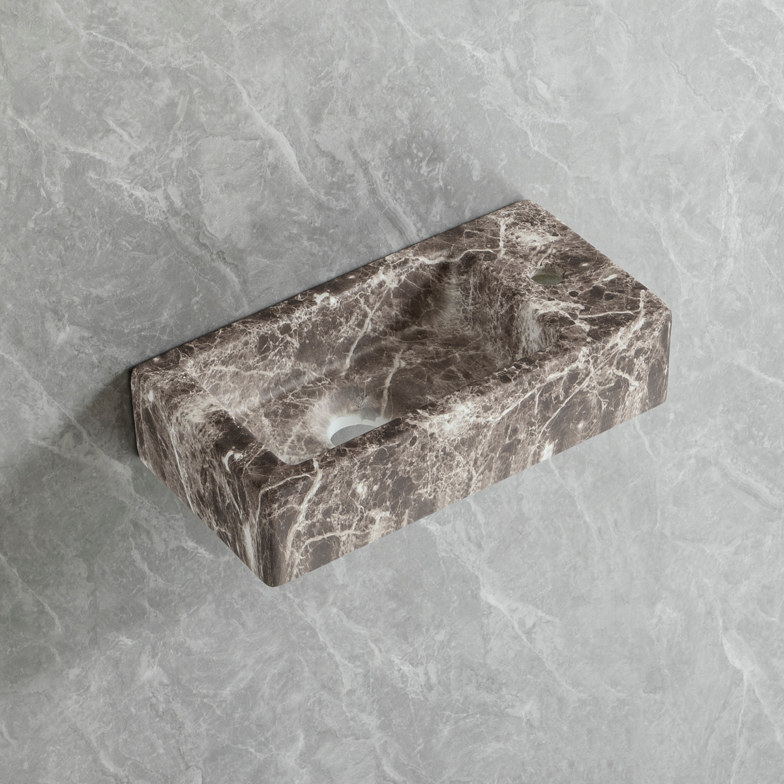 Allure-Brown Fontein Rechts 36 x 18 x 9 cm