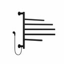 Hover-Black Elektrische radiator 75W 622 x 516 mm mat-zwart