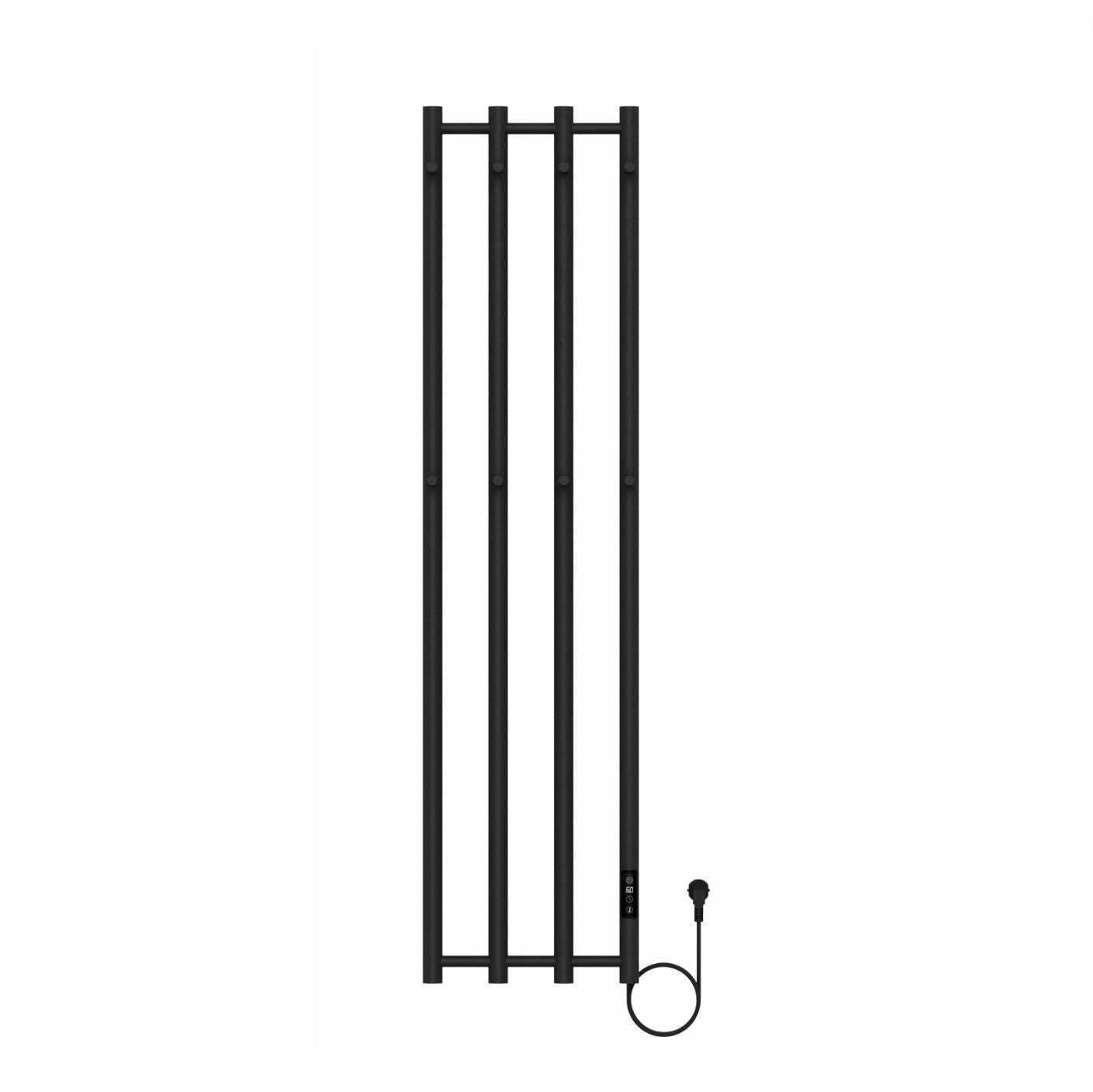Velten-Black Elektrische Radiator 250W 1405 x 346 mm Mat Zwart