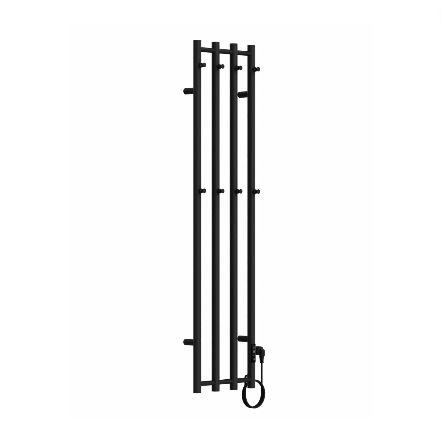 Velten-Black Elektrische Radiator 250W 1405 x 346 mm Mat Zwart