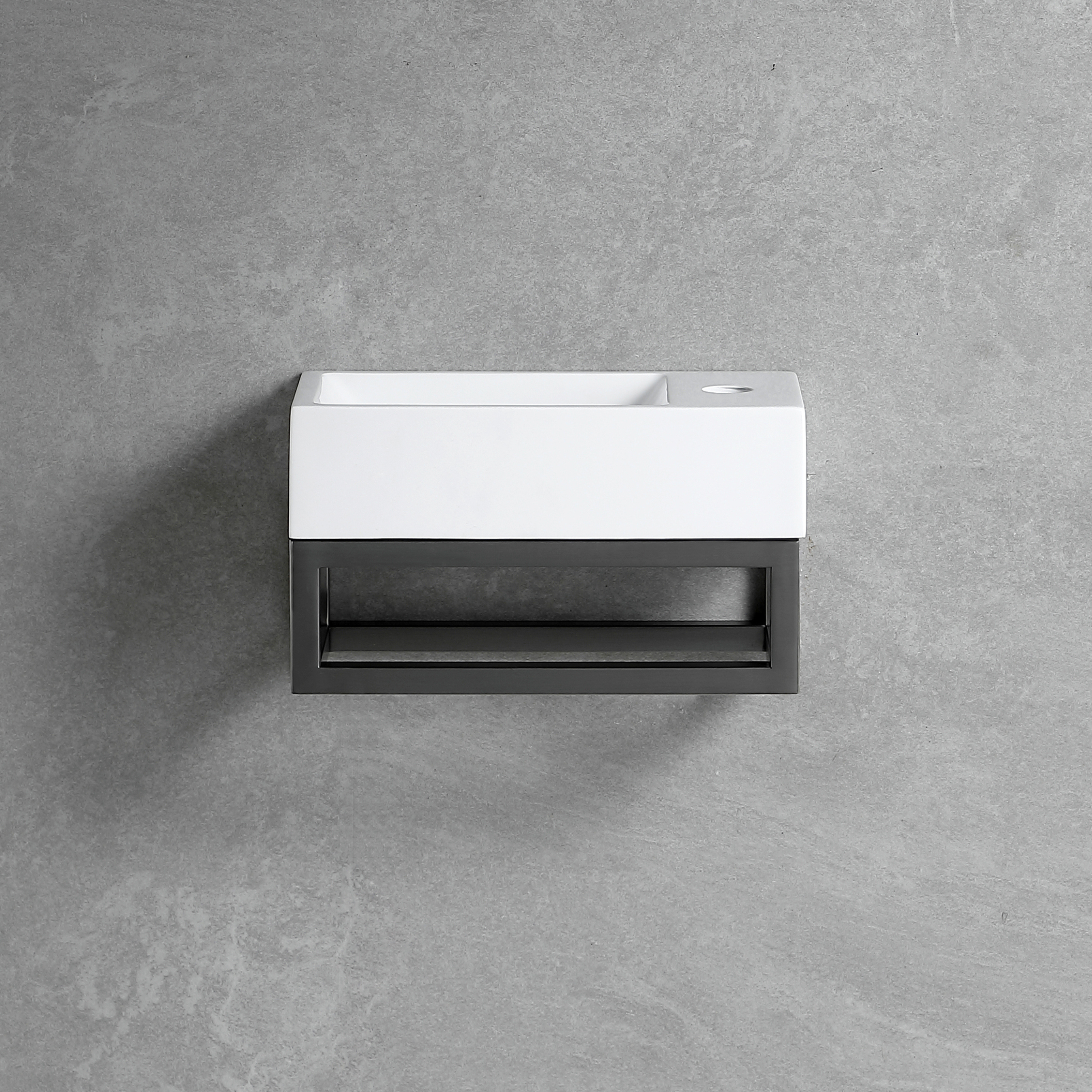 R-Line Moya Fontein L&R met Kraangat Inclusief Gun Metal Frame