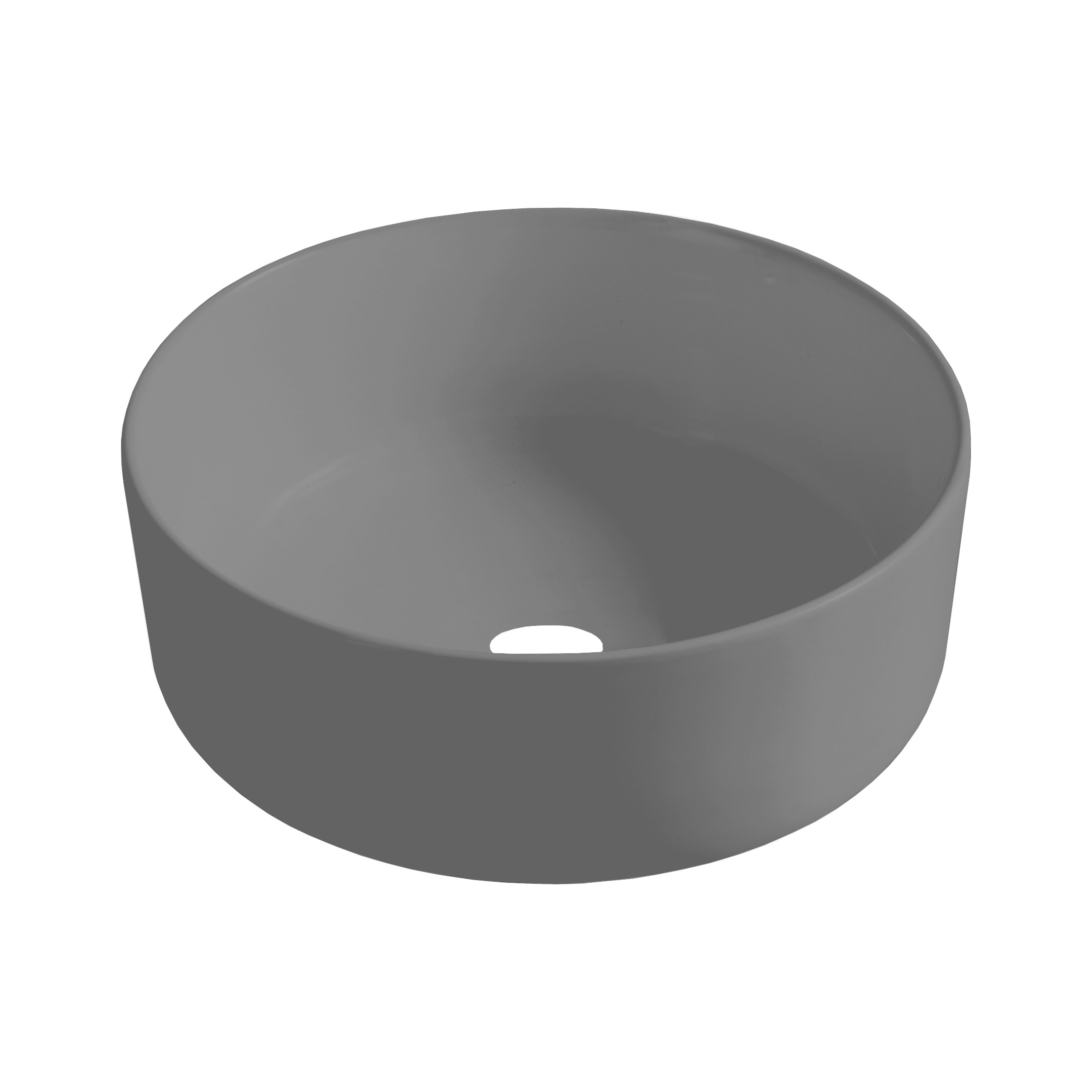 Luzza Opbouw Waskom Ø 40cm x H = 12 cm Mat-Grijs