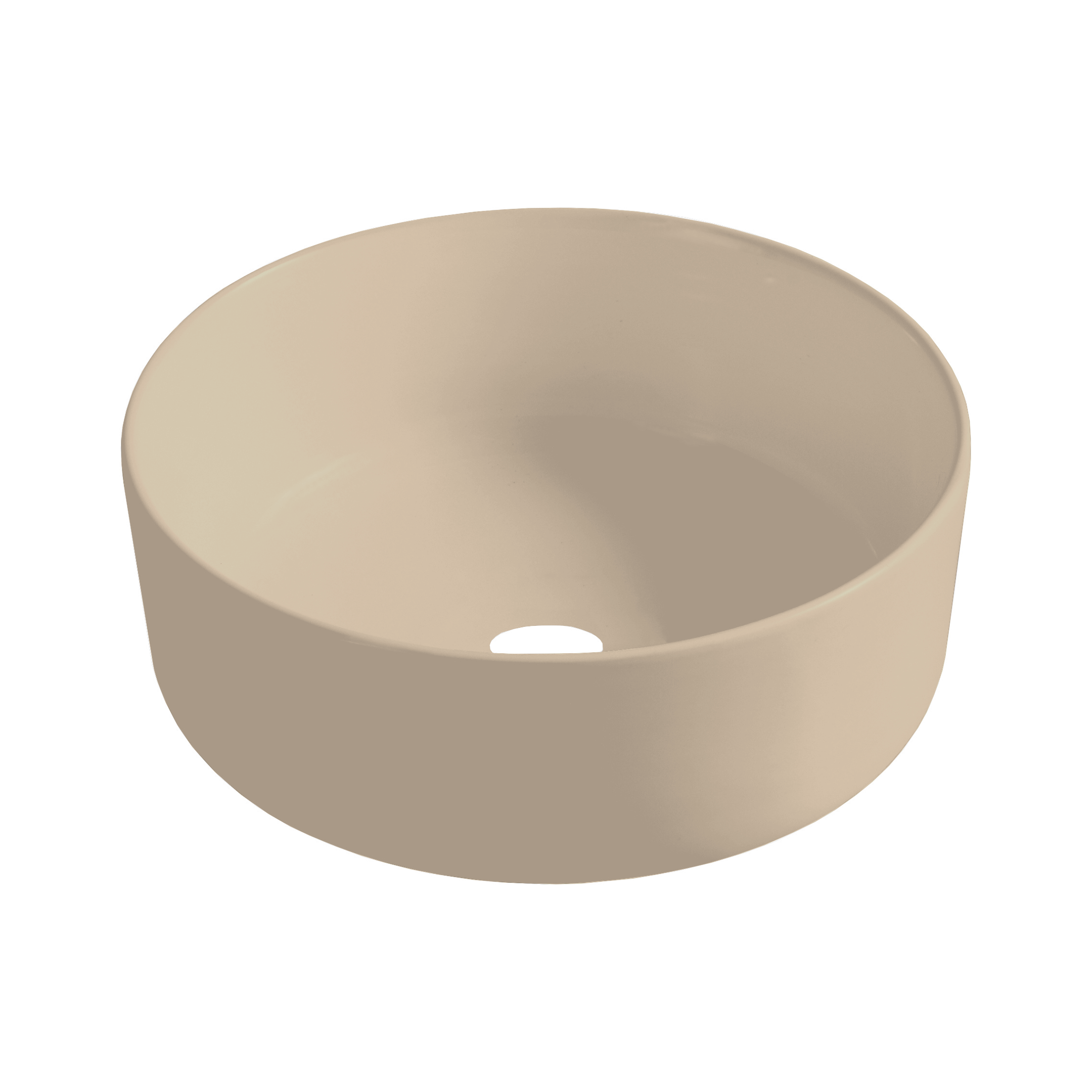Luzza Opbouw Waskom Ø 40cm x H = 12 cm Mat-Khaki