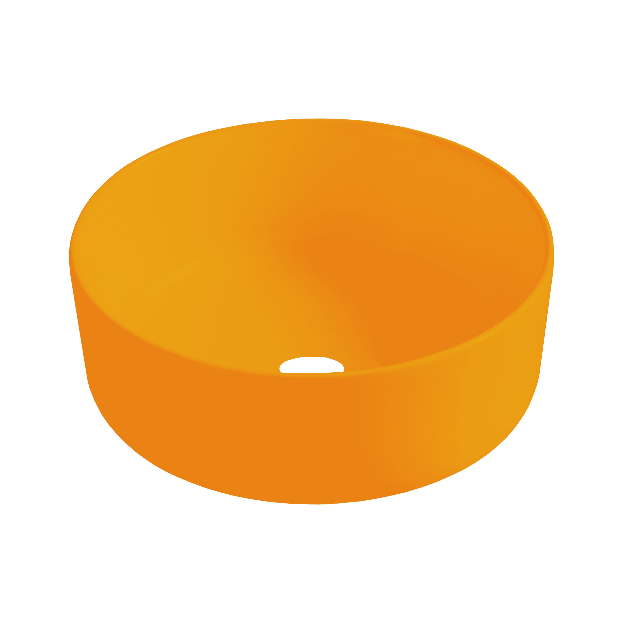 Luzz Opbouw Waskom Ø 40cm x H=12cm Mat-Oranje