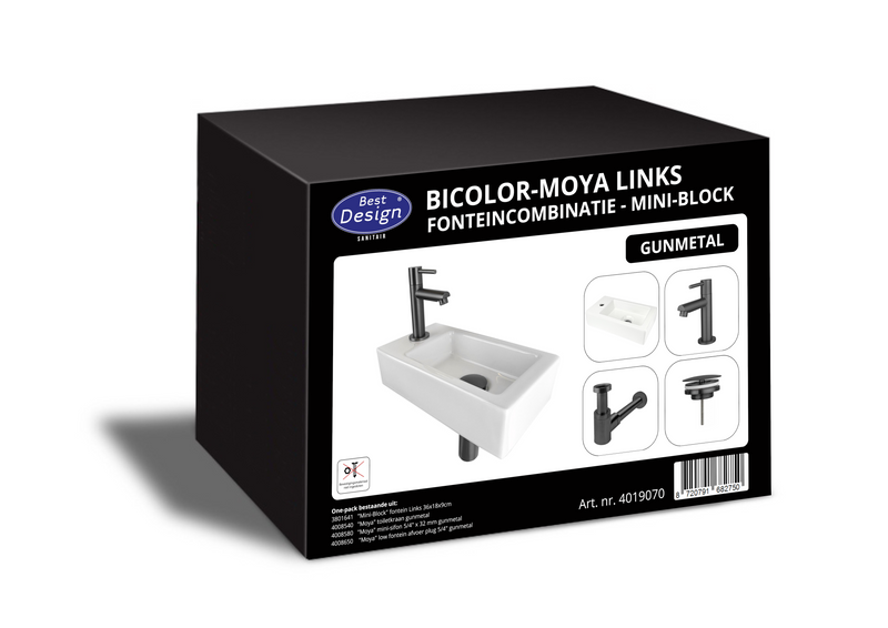 One Pack fonteincombinatie Bicolor-Moya Mini-Block Links